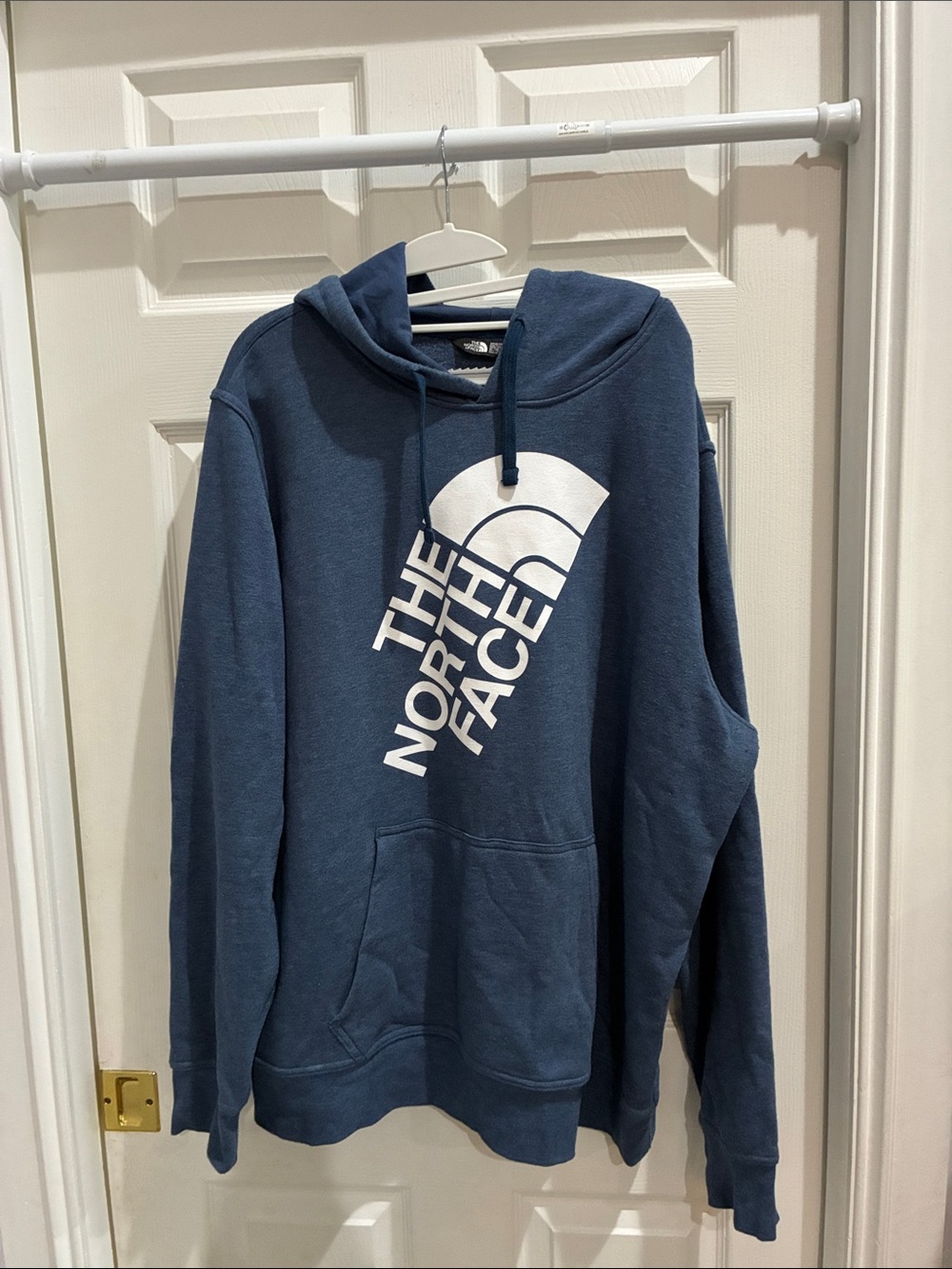 The North Face Men's Navy Blue Logo Crewneck Hoodie